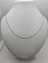 Collana oro 18k catena Groumette alternata unisex 3.70 gr | Gioielli Tosti