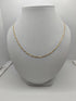 Collana oro 18k catena Groumette alternata unisex 3.70 gr | Gioielli Tosti