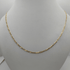 Collana oro 18k catena Groumette alternata unisex 3.70 gr | Gioielli Tosti