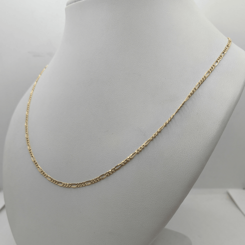 Collana oro 18k catena Groumette alternata unisex 3.70 gr | Gioielli Tosti