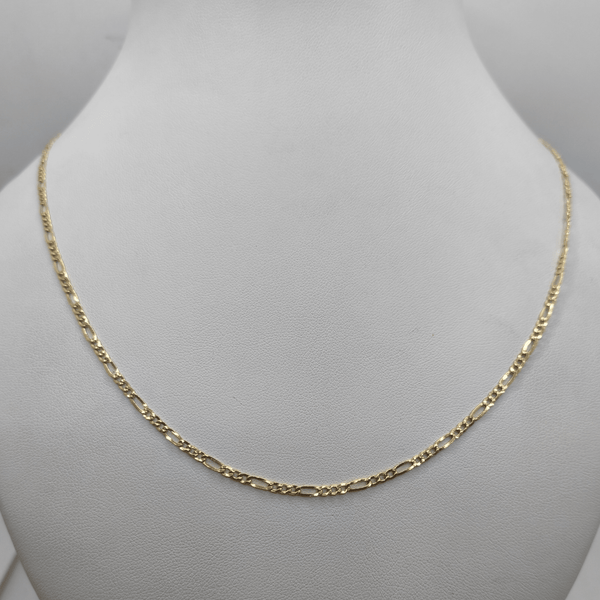 Collana oro 18k catena Groumette alternata unisex 3.70 gr | Gioielli Tosti