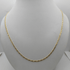 Collana oro 18k catena maglia groumette 60 cm 5.50 gr | Gioielli Tosti