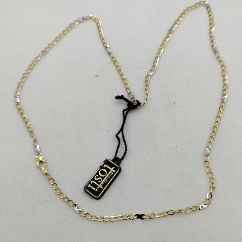 Collana oro 18k catena maglia intrecciata 50 cm 3.0 gr | Gioiellitosti.it