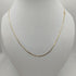 Collana oro 18k Catena maglia intrecciata 50 cm 3.70 gr | Gioiellitosti.it