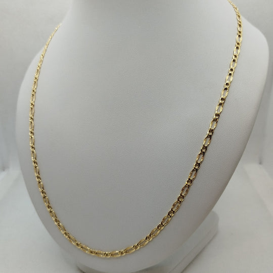 Collana oro 18k catena maglia intrecciata 60 cm 9.60 gr | Gioiellitosti.it — Vista dettaglio prodotto originale