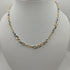 Collana oro 18k Girocollo bicolore maglia ovale 45 cm 7.20 gr | Gioielli Tosti