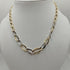 Collana oro 18k Girocollo catena maglia bicolore 45 cm 9.70 gr | Gioiellitosti.it