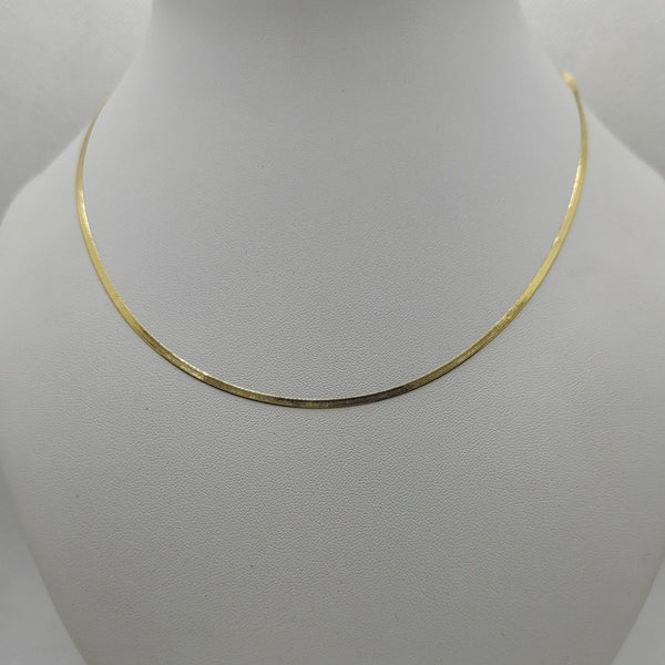 Collana oro 18k Girocollo maglia piatta Snake | Gioiellitosti.it