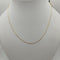 Collana Oro 18k Girocollo tubolare diamantata 44 cm 3.10 gr | Gioiellitosti.it