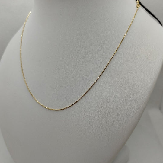 Collana Oro 18k Girocollo tubolare diamantata 44 cm 3.10 gr | Gioiellitosti.it — Vista dettaglio prodotto originale