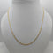 Collana oro 18K maglia piatta 50 cm 2.80 gr | Gioiellitosti.it