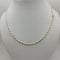 Collana oro 18k Unisex maglia tubolare bicolore 48 cm 8.90 gr | Gioiellitosti.it