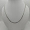 Collana oro bianco 18k catena intrecciata 50 cm 4,40 gr | Gioiellitosti.it