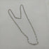 Collana oro bianco 18k catena intrecciata 50 cm 4,40 gr | Gioiellitosti.it