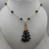 Collana pendente lungo oro 18k Onice 44 cm 11.60 gr | Gioiellitosti.it