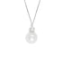 Collana punto luce oro bianco 18k Perla Naturale Diamanti | Gioiellitosti.it