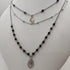 Collana Rosario 3 fili onice e cristalli Swarovski Boccadamo XGR309 | Gioiellitosti.it