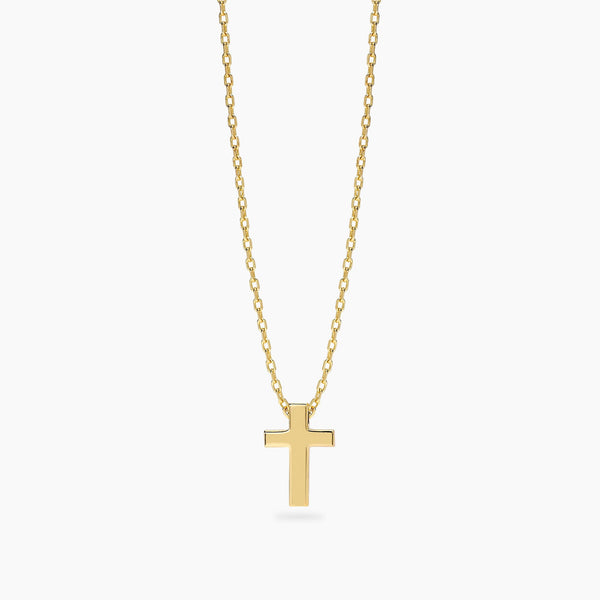 Collana Uomo Mabina 553874 Argento 925 Oro 18K Croce | Gioielli Tosti