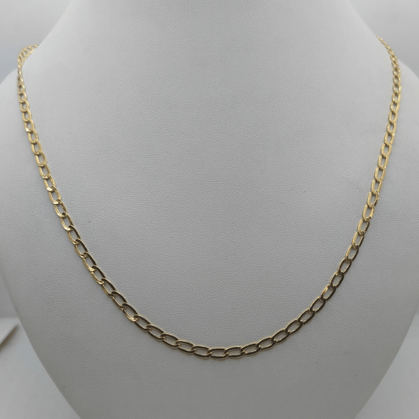 Collana Uomo oro 18k catena maglia ovale 60 cm 5,80 gr | Gioielli Tosti