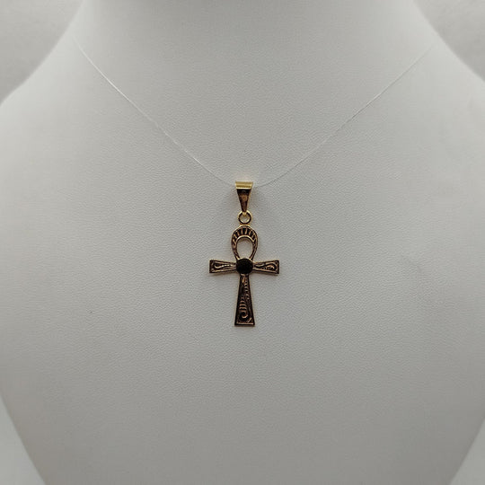Croce Ankh in oro 18k Ciondolo della vita 2.10 gr | Gioiellitosti.it — Vista dettaglio prodotto originale