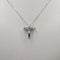 Croce con diamanti e Collana oro 18k bianco | Gioiellitosti.it
