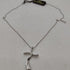Croce in diamanti stilizzata e collana oro 18k | Gioiellitosti.it