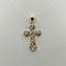 Croce in oro traforata diamantata 1.50 gr | Gioiellitosti.it