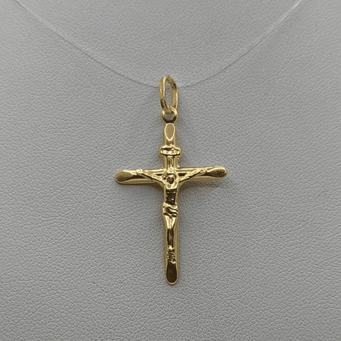 Crocifisso in oro 18 kt 1.0 gr forma a rilievo | Gioielli Tosti
