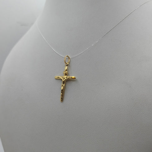 Crocifisso in oro 18 kt 1.0 gr forma a rilievo | Gioielli Tosti