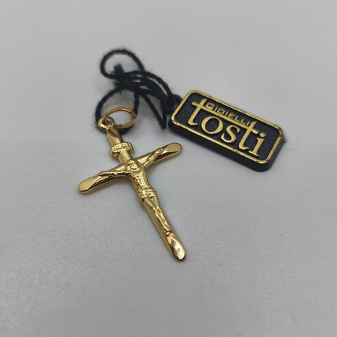 Crocifisso in oro 18 kt 1.0 gr forma a rilievo | Gioielli Tosti