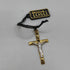 Crocifisso oro 18 kt Bicolore Cristo in rilievo 1.25 gr | Gioielli Tosti