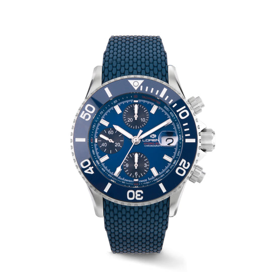 Cronografo Uomo Automatico Swiss Made Blu Lorenz 090012BB | Gioielli Tosti — Vista dettaglio prodotto originale