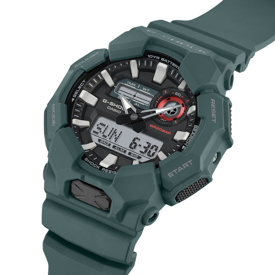 G - SHOCK GA - 010 - 2AER – Verde Bio - Resin, 200m | Gioiellitosti.it — Product detail view