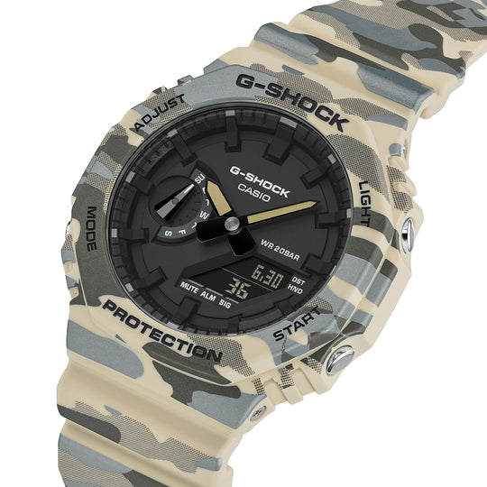 G - SHOCK GA 2100CM 5AER Camouflage Mimetico | Gioiellitosti.it