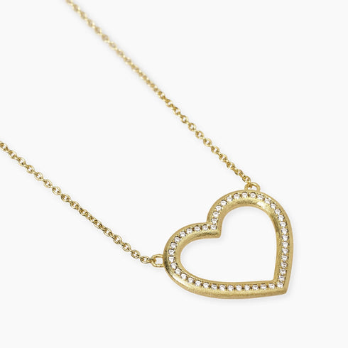 Girocollo MABINA 553849 VERA Argento Dorato con Cuore | Gioiellitosti.it