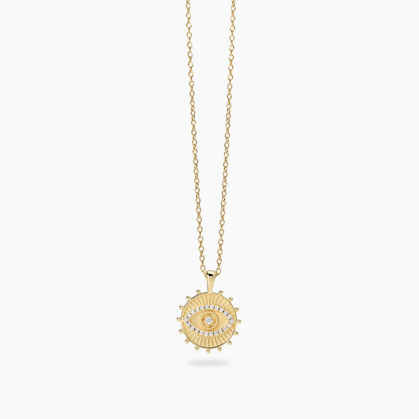 Girocollo Mabina 553900 Argento 925 Dorato Occhio Donna | Gioielli Tosti