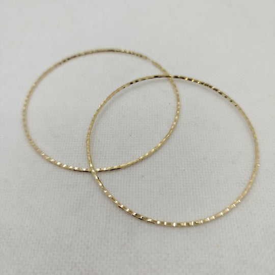 Orecchini a cerchio in oro 18 kt 3,30 gr | Gioiellitosti.it — Vista dettaglio prodotto originale