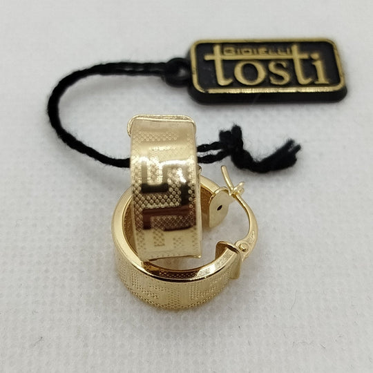 Orecchini a cerchio piccoli oro 18 kt 2.10 gr | Gioiellitosti.it — Vista dettaglio prodotto originale
