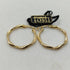 Orecchini cerchi oro 18 kt torchon Diam. 2.5cm 2.20gr | Gioiellitosti.it