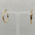Orecchini cerchi oro 18 kt torchon Diam. 2.5cm 2.20gr | Gioiellitosti.it