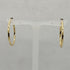 Orecchini cerchi oro 18k torchon Diam. 3.0cm 1.90gr | Gioiellitosti.it