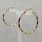 Orecchini cerchi oro 18k torchon Diam. 3.0cm 1.90gr | Gioiellitosti.it