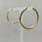 Orecchini cerchio oro giallo 18 kt 2.70 gr | Gioiellitosti.it