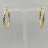 Orecchini cerchio oro giallo 18 kt 2.70 gr | Gioiellitosti.it