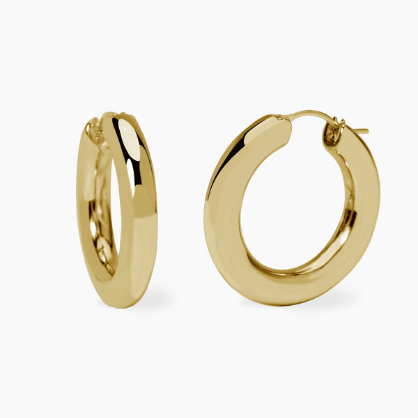 Orecchini Mabina 563929 Argento 925 Oro 18K Cerchio Chunky LIKE YOU Donna | Gioielli Tosti