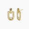 Orecchini Mabina 563946 Roma Argento Dorato Zirconi | Gioiellitosti.it