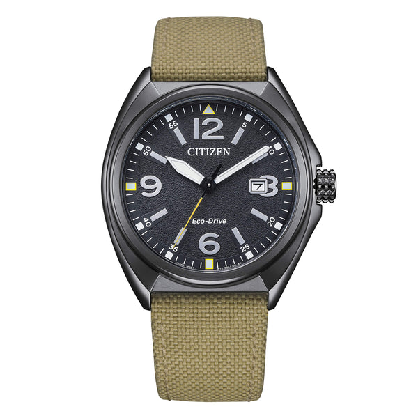 Orologio Acciaio Black Citizen Urban Eco Drive AW1575 - 08E | Gioiellitosti.it