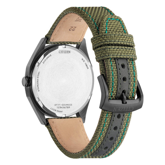 Orologio Citizen Metropolitan Sport BM7635-01X Eco Drive Verde | Gioielli Tosti — Vista dettaglio prodotto originale
