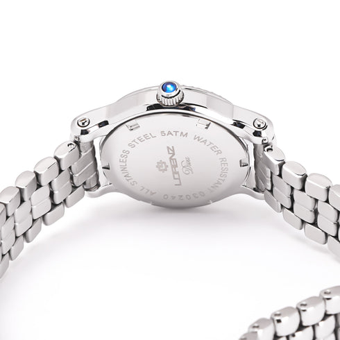 Orologio Donna Acciaio Diamanti Lorenz 030240BB | Gioielli Tosti
