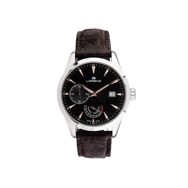 Orologio Uomo Automatico Swiss Made Nero Lorenz 090014BB | Gioielli Tosti